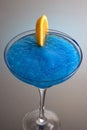 Blue Hawaiian Cocktail Royalty Free Stock Photo