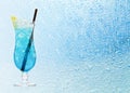 Blue Hawaiian cocktail