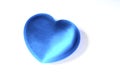 Blue Heart Object Royalty Free Stock Photo