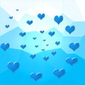 Blue hearts