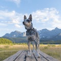 Blue Heeler Puppy Royalty Free Stock Photo