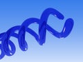 Blue helix