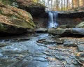 Blue Hen Falls in Autumn Royalty Free Stock Photo