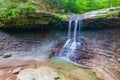Blue Hen Falls in Cuyahoga Valley National Park.Ohio.USA Royalty Free Stock Photo