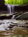 Blue Hen Falls, Cuyahoga Valley National Park, Waterfall in Forest Royalty Free Stock Photo