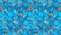 Blue Hexagon Tiled Background Royalty Free Stock Photo