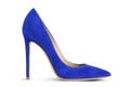 Blue high heel