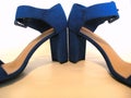 Blue High Heel Party Shoes