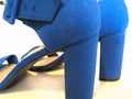 Blue High Heel Party Shoes