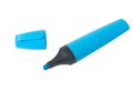 The blue highlighter Royalty Free Stock Photo