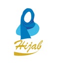 Blue hijab logo