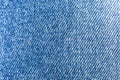 Blue hipster jeans material. Denim Cloth texture background Royalty Free Stock Photo