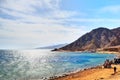 Blue hole landmark near Dahab, Egypt