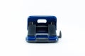 Blue hole puncher isolated. Royalty Free Stock Photo