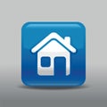 A blue home icon