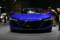 Blue Honda Concept Car in Geneva International Motor Show GIMS 2019