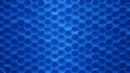 Blue honeycomb background 3D render Royalty Free Stock Photo