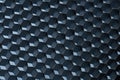 Blue honeycomb grid; macro shot; shallow DOF