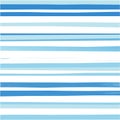 Blue horizontal striped seamless pattern background suitable for fashion textiles, graphics Generative AI Royalty Free Stock Photo