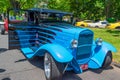Blue hot rod ford Royalty Free Stock Photo