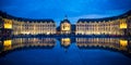 Mist water haze mirror Bordeaux, Aquitaine, France Royalty Free Stock Photo