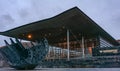 Cardiff Bay National Assembly for Wales at Night