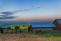 Blue Hour at Columbia Hills Natural Area Preserve and State Park Royalty Free Stock Photo