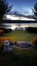 Blue hour on the lake