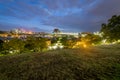 Blue hour over Observation Hill