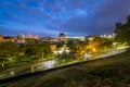 Blue hour over Observation Hill