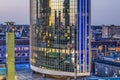 Blue hour reflection at the WTC Royalty Free Stock Photo