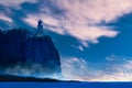 Blue Hour at Split Rock Lighthouse Royalty Free Stock Photo