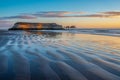 Blue hour sunset in Charente Maritime France Royalty Free Stock Photo