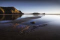 Worms Head on the Gower peninsula Swansea UK Royalty Free Stock Photo