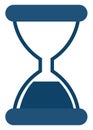 Blue hourglass, icon icon