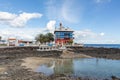 The Blue House in Arrieta in Lanzarote, Canary Islands