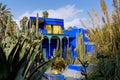 Majorelle Garden in Marrakech, Morocco Royalty Free Stock Photo