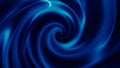 Blue hypnotic spiral rotates slowly, seamless loop. Abstract digital funnel spinning hypnotically.