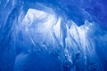 Blue ice cave