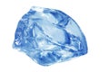 Blue ice cube Royalty Free Stock Photo