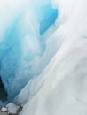 Blue Ice Detail, Glacier Royalty Free Stock Photo