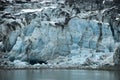 Blue Ice Glacier Bay Closeup Detail Alaska Scene Royalty Free Stock Photo