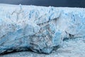 Blue ice patagonian glacier