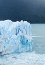 Blue ice patagonian glacier