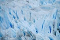 Blue ice patagonian glacier