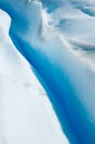 Blue ice of Perito Moreno Glacier, Argentina Royalty Free Stock Photo