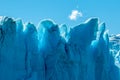 Blue ice of Perito Moreno Glacier, Argentina Royalty Free Stock Photo