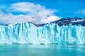 Blue Ice of Perito Moreno Glacier on Argentina Lake Royalty Free Stock Photo