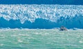 Blue ice of Perito Moreno Glacier, Argentina Royalty Free Stock Photo