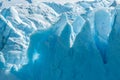 Blue ice of Perito Moreno Glacier, Argentina Royalty Free Stock Photo